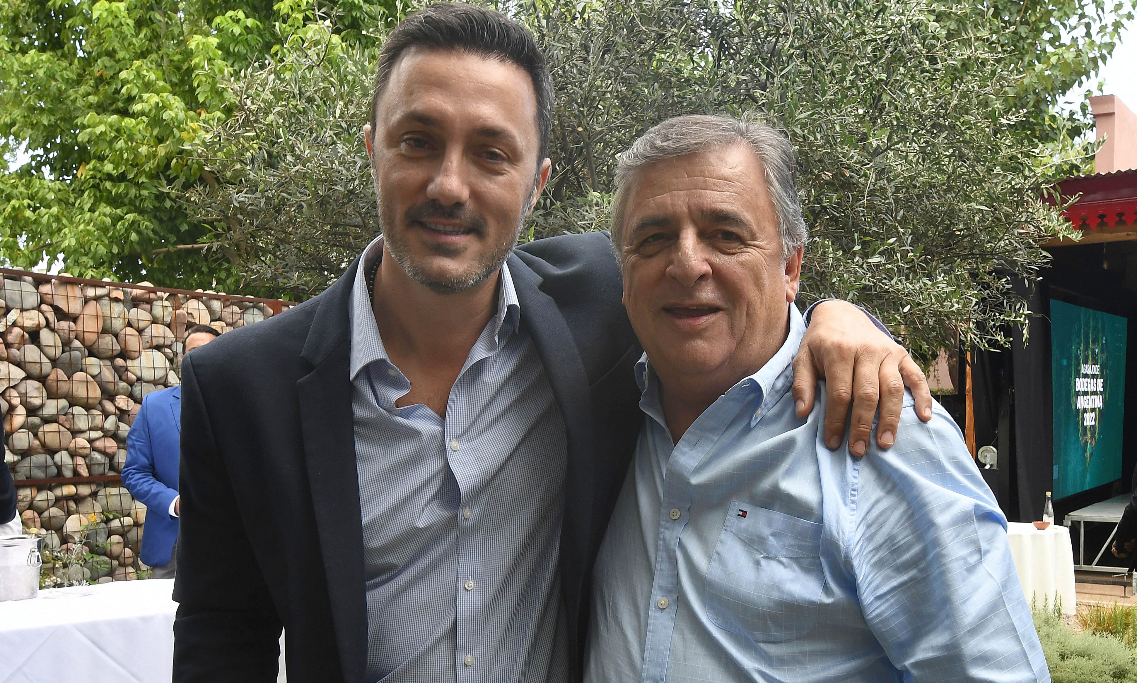 Luis Petri junto a Mario Negri. 
Foto: José Gutiérrez  / Los Andes  