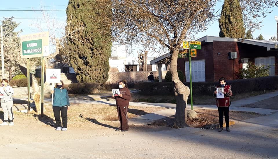 Tras el asesinato, vecinos de Junín pidieron justicia por el asesinato de Carlos Gruini.