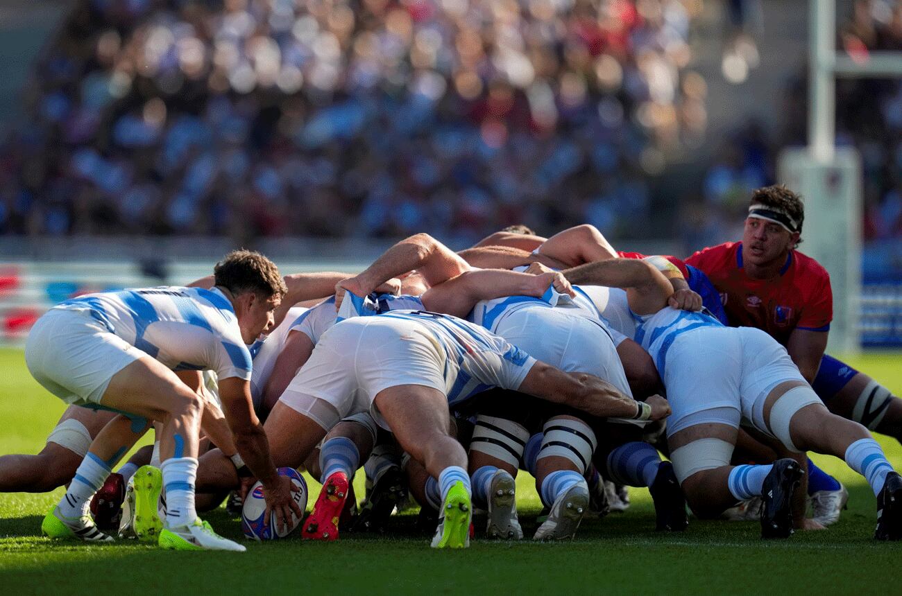 Con tries de los mendocinos González e Isgró, Los Pumas aplastaron a Chile en el Mundial. 