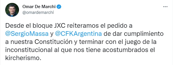 El diputado nacional criticó al kirchnerismo por las maniobras con el Consejo de la Magistratura.