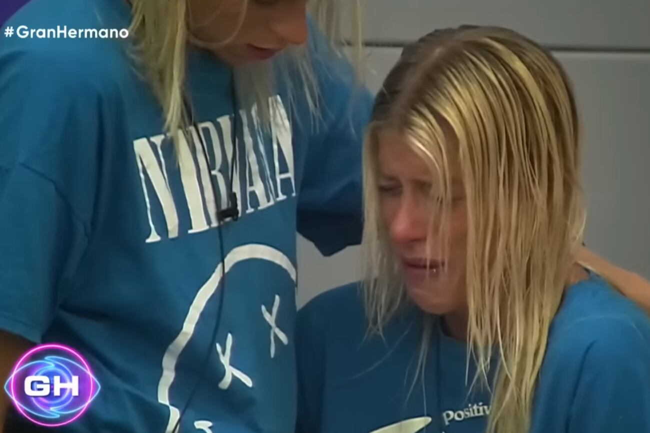 Camila Lattanzio y su hermana Florencia en "Gran Hermano". (Captura)