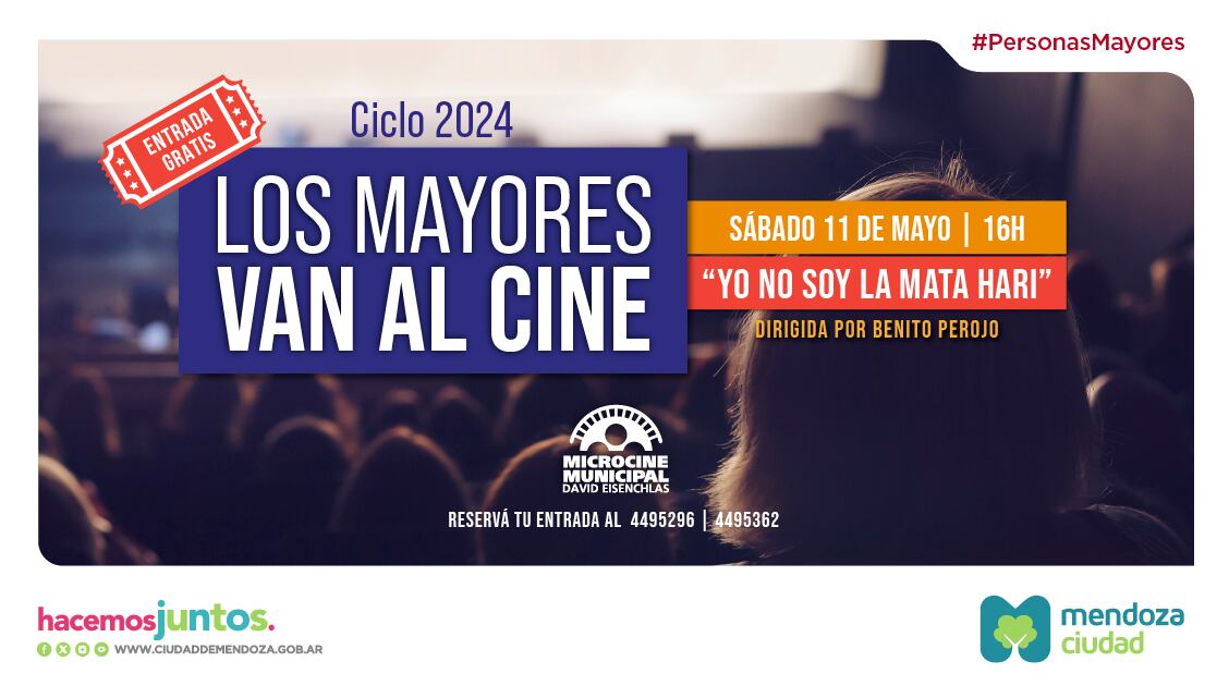 La Ciudad proyectará ciclos especiales para cinéfilos.