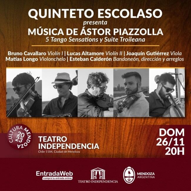 MÚSICA DE ÁSTOR PIAZZOLA.