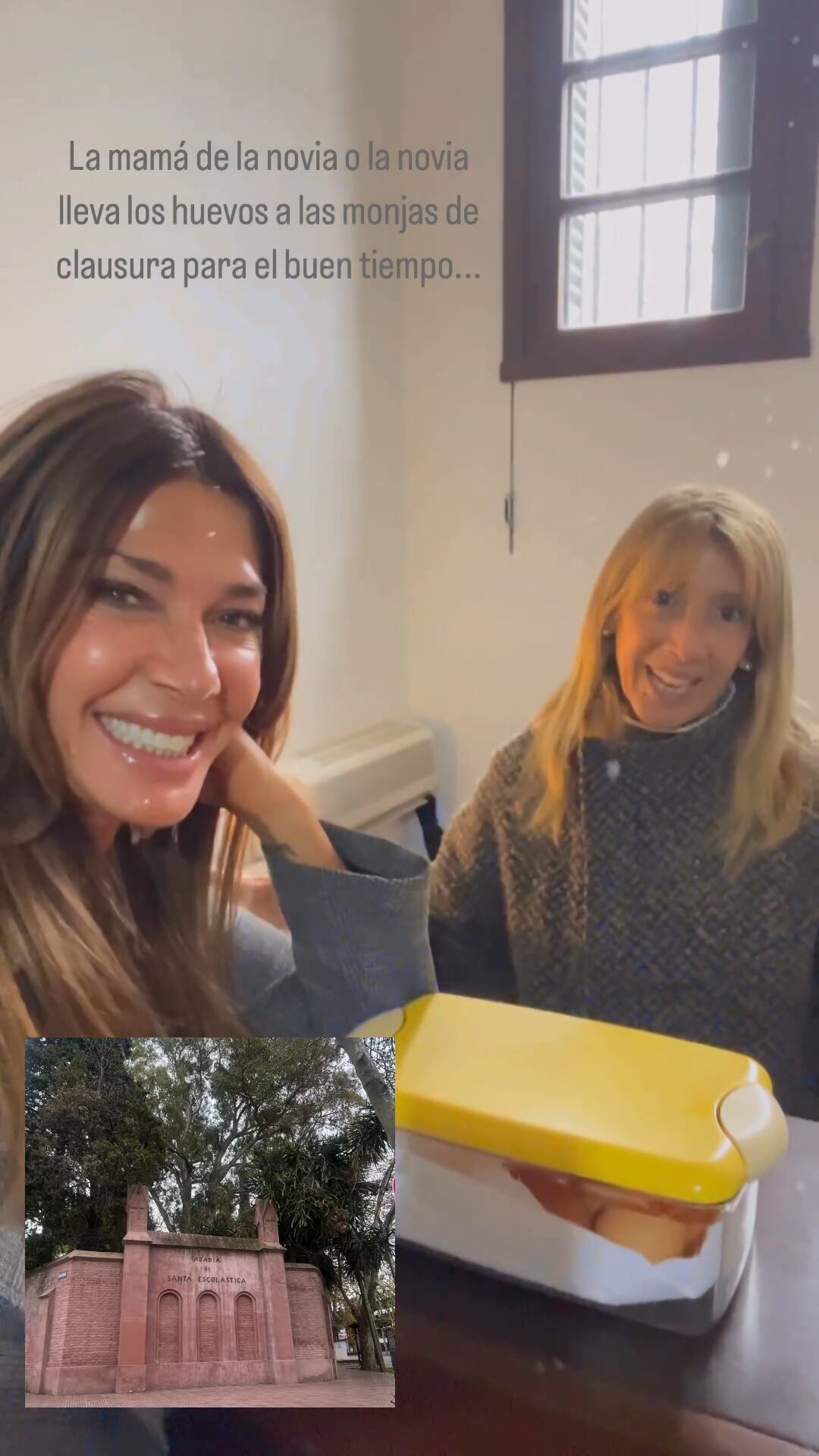 El ritual de Catherine Fulop previo a la boda de Oriana y Dybala.