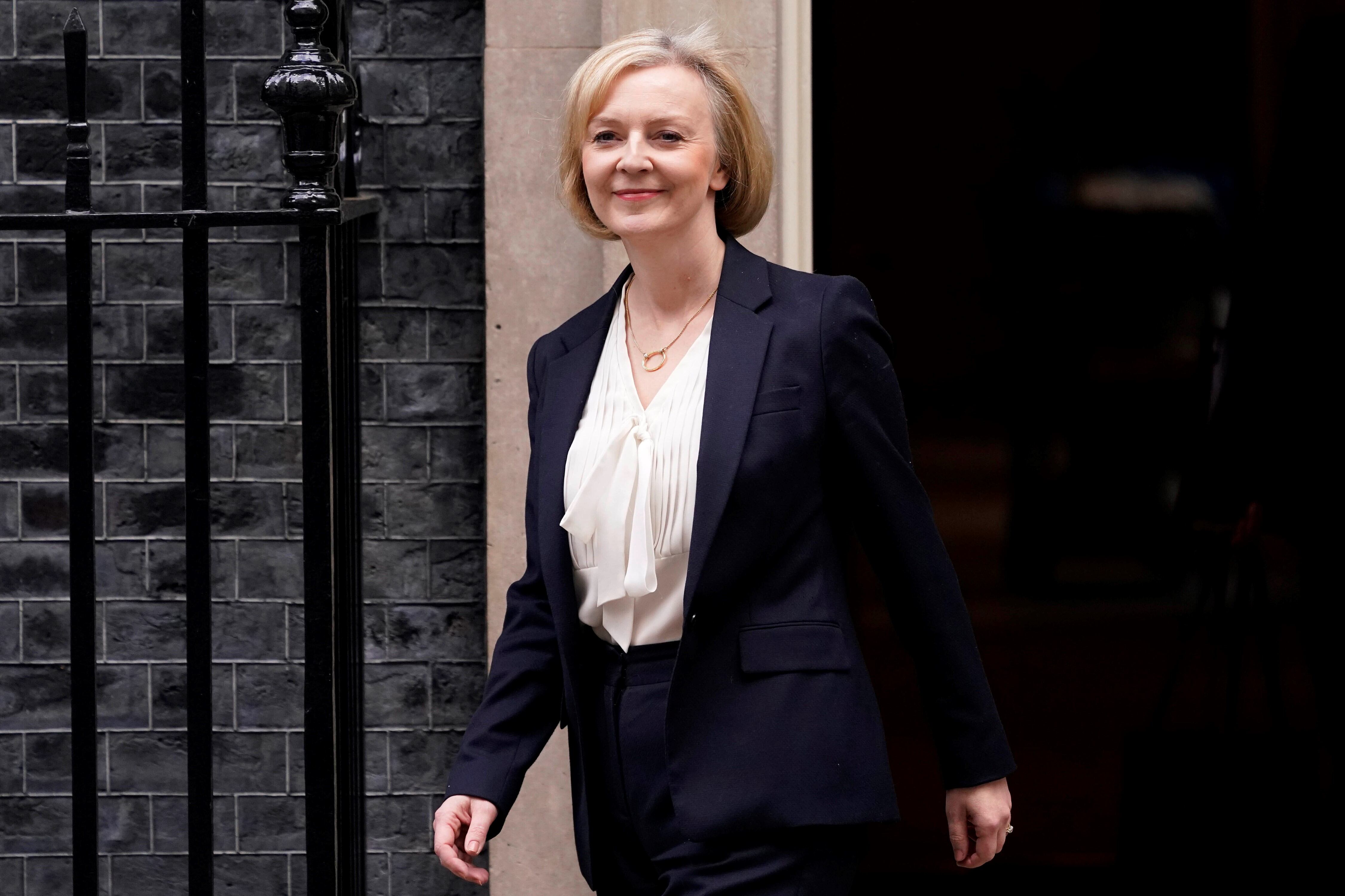 Liz Truss renunció a su cargo durante este jueves. / Foto: AP/Alberto Pezzali