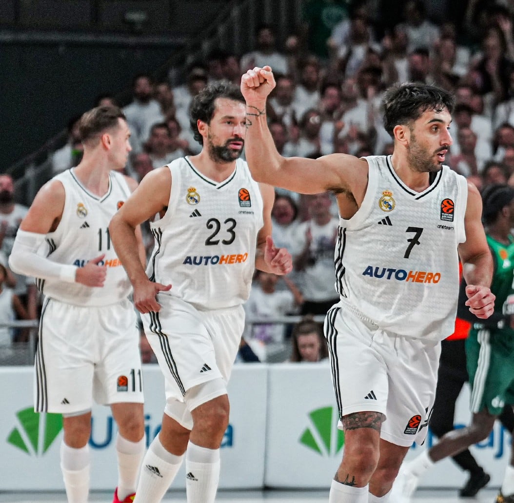 El cordobés Facundo Campazzo es el líder indiscutido del Real Madrid, que volvió a la victoria en la Euroliga. (Prensa Real Madrid)