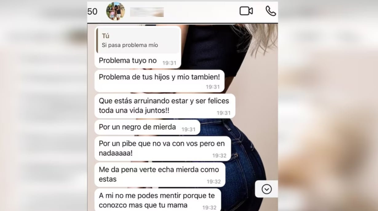 Se filtraron más chats escandalosos entre Mauro Icardi y Wanda Nara. Captura: DDD (América)