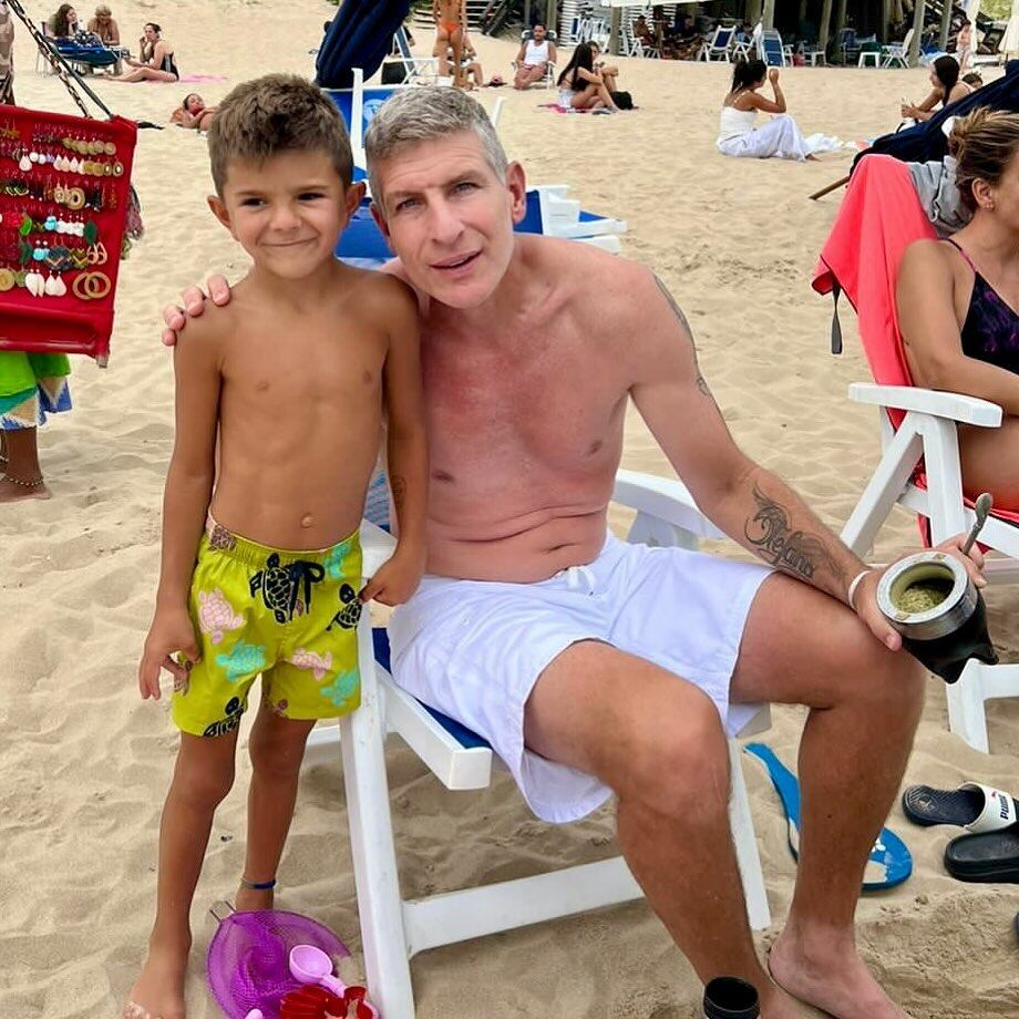 Martín Palermo en una foto que posteó Amalia Granata fue lo más comentado en redes.