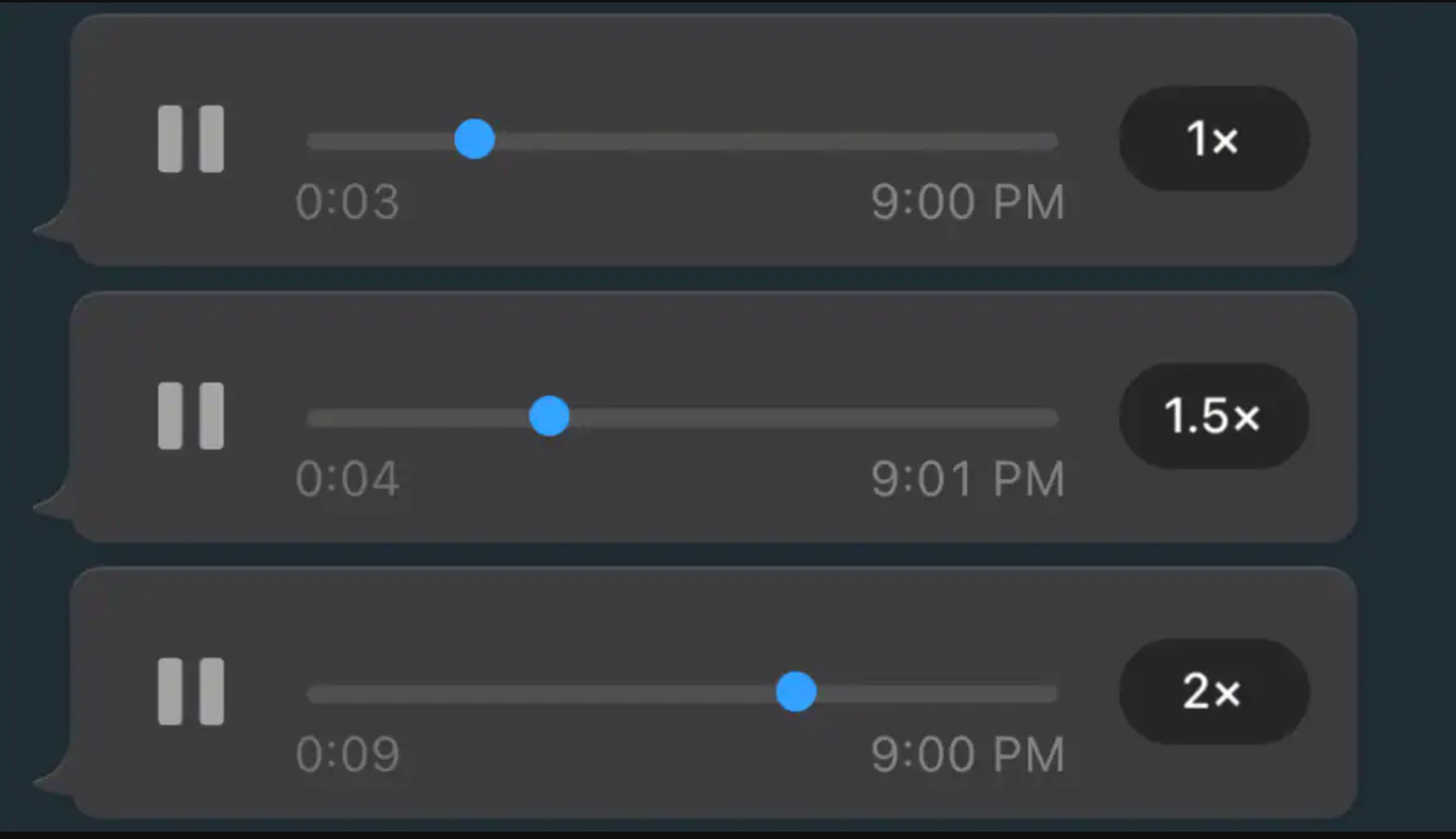 WhatsApp ya permite acelerar la velocidad de reproducción de los audios y mensajes de voz.