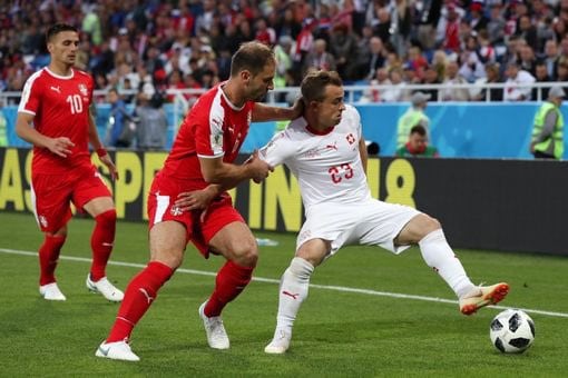 Mucho más que fútbol: el clásico Serbia - Suiza, el festejo provocador y la guerra del dron que casi termina en tragedia. Foto: Twitter @DiegoArcos14