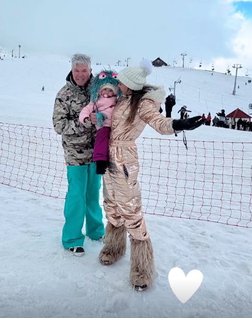 Barby Franco junto a Burlando y su hija. Captura: Instagram / @barbaritafranco21