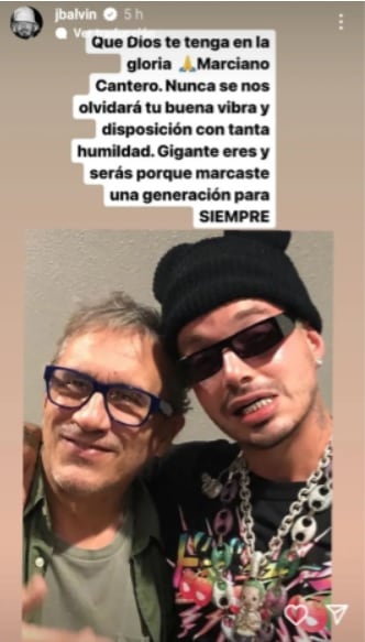 J Balvin y Cantero.