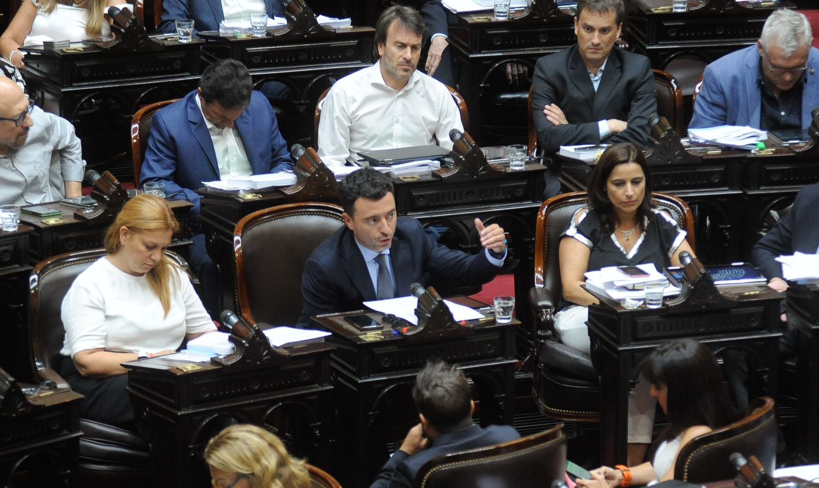 Rodrigo De Loredo, presidente del bloque de diputados nacionales de la Unión Cívica Radical. Foto: Federico Lopez Claro