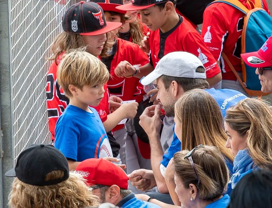 Shakira y Gerard Piqué se cruzaron en un evento de uno de sus hijos.