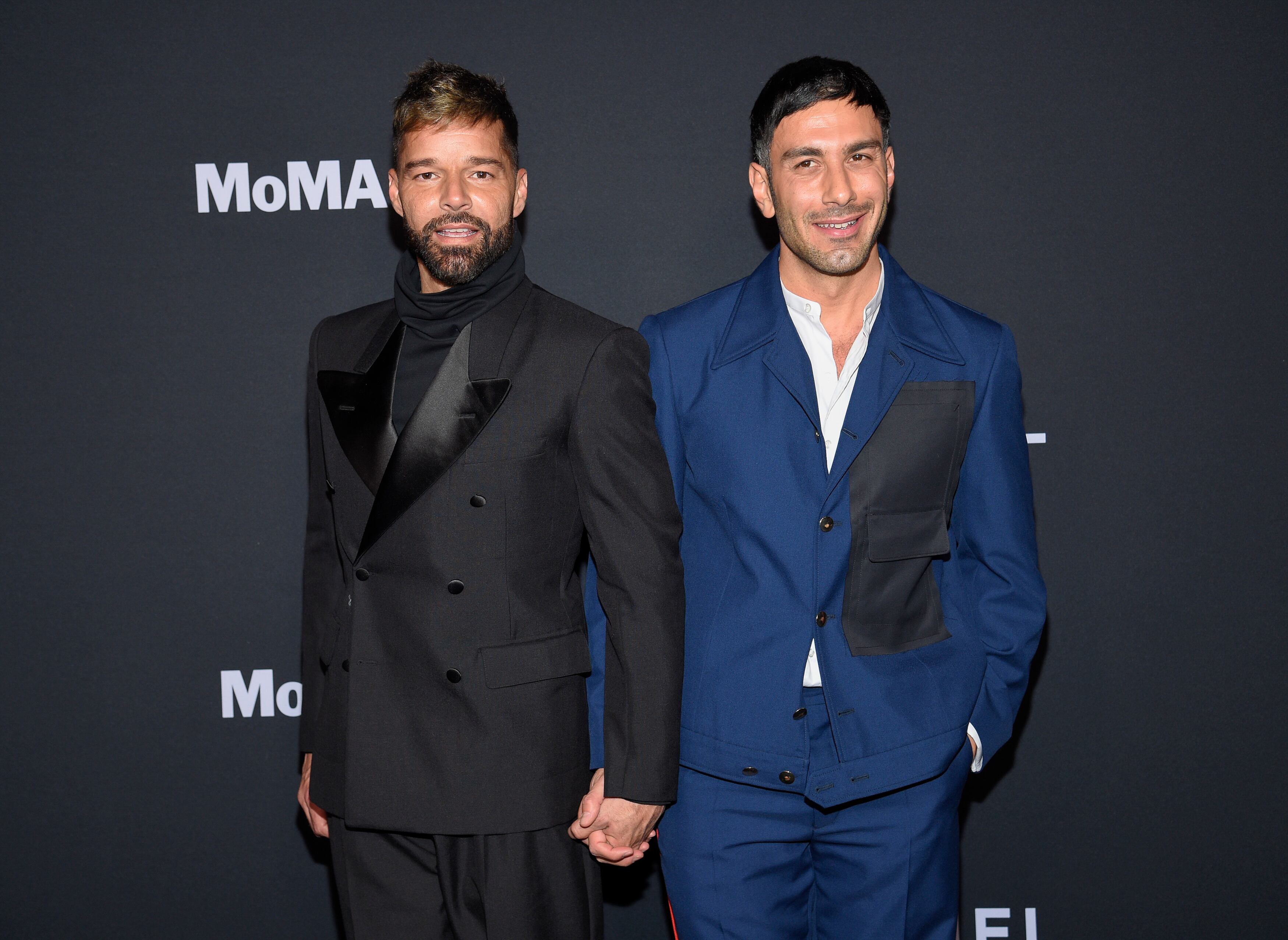 ARCHIVO - Ricky Martin, y su exesposo Jwan Yosef en la gala MoMA Film Benefit. (Foto Evan Agostini/Invision/AP, archivo)