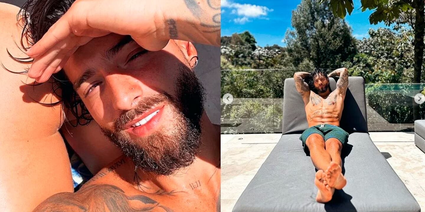 Maluma mostró como cambió su físico tras haberse dejado estar.