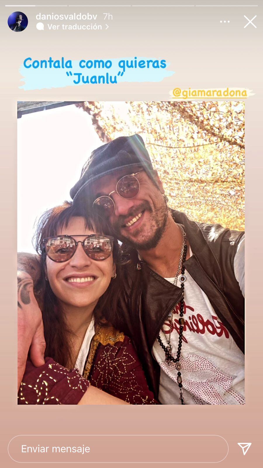 Daniel Osvaldo desmintió su separación de Gianinna Maradona.