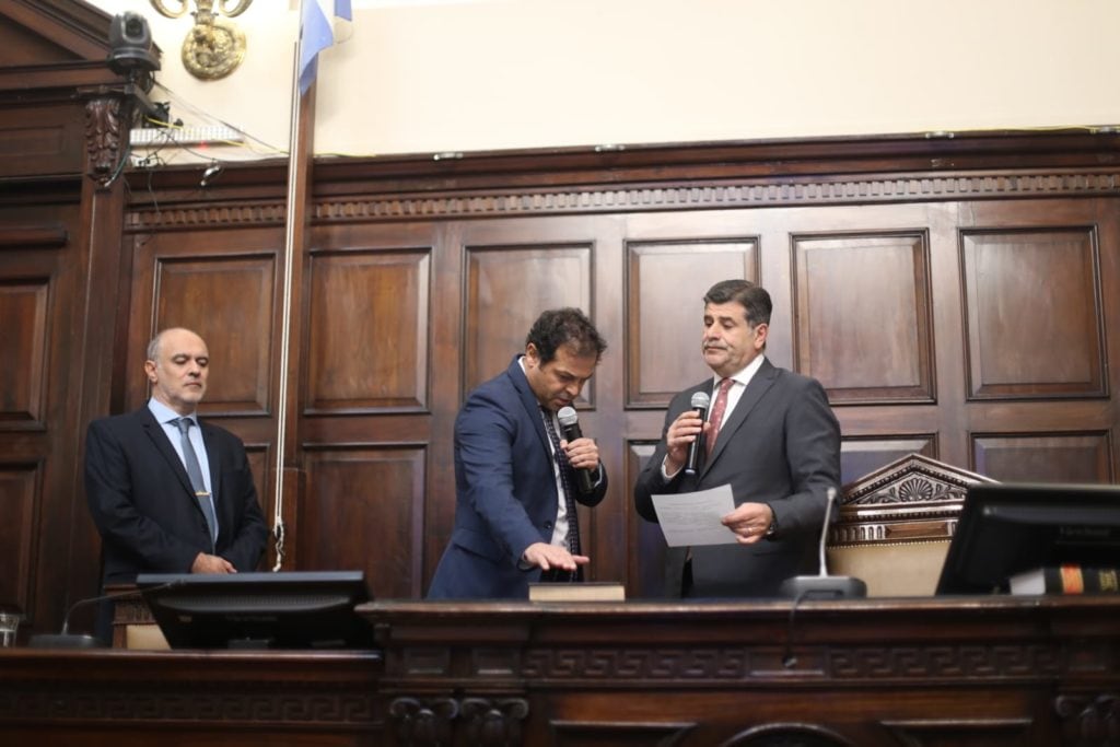 Germán Vicchi, senador provincial del Pro. Prensa Legislatura