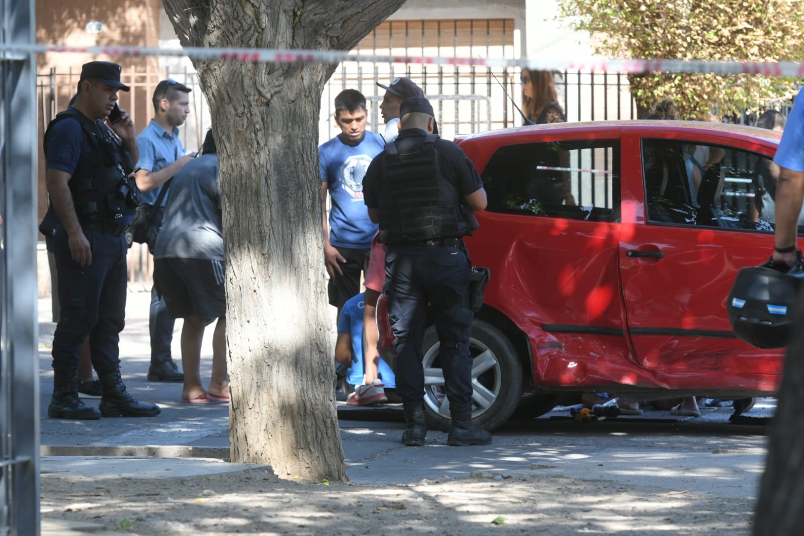 La víctima fue identificada como Ciro Morales, de 8 meses. / Ignacio Blanco -Los Andes.