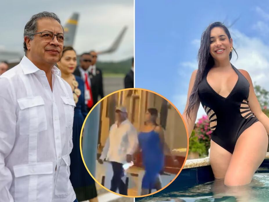 El presidente colombiano Gustavo Petro asistió a la posesión de Mulino en Panamá. Sin embargo, lo que captó la atención fue un video donde aparentemente aparece con una mujer desconocida. Foto: Infobae