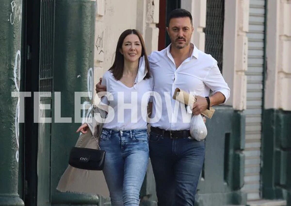 La primera foto: Cristina Pérez y el diputado mendocino Luis Petri están enamorados - Gentileza / Teleshow 