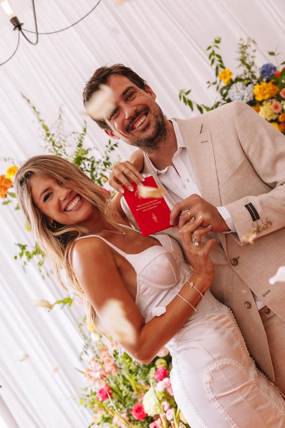 Casamiento Guido Pella y Stephanie Demner. Fotos créditos: @tobisanjuan / @chinasanjuann