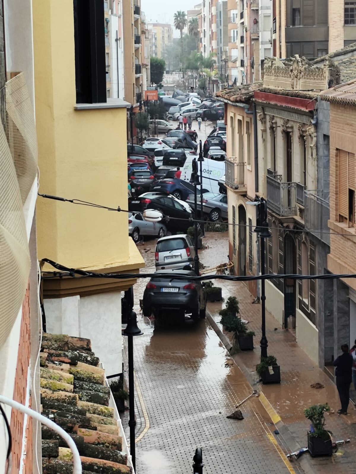 Un mendocino en la catastrófica DANA de Valencia: “Cuando llegó la alerta, ya teníamos el agua en la cintura”. Foto: Gentileza Hugo Mancini