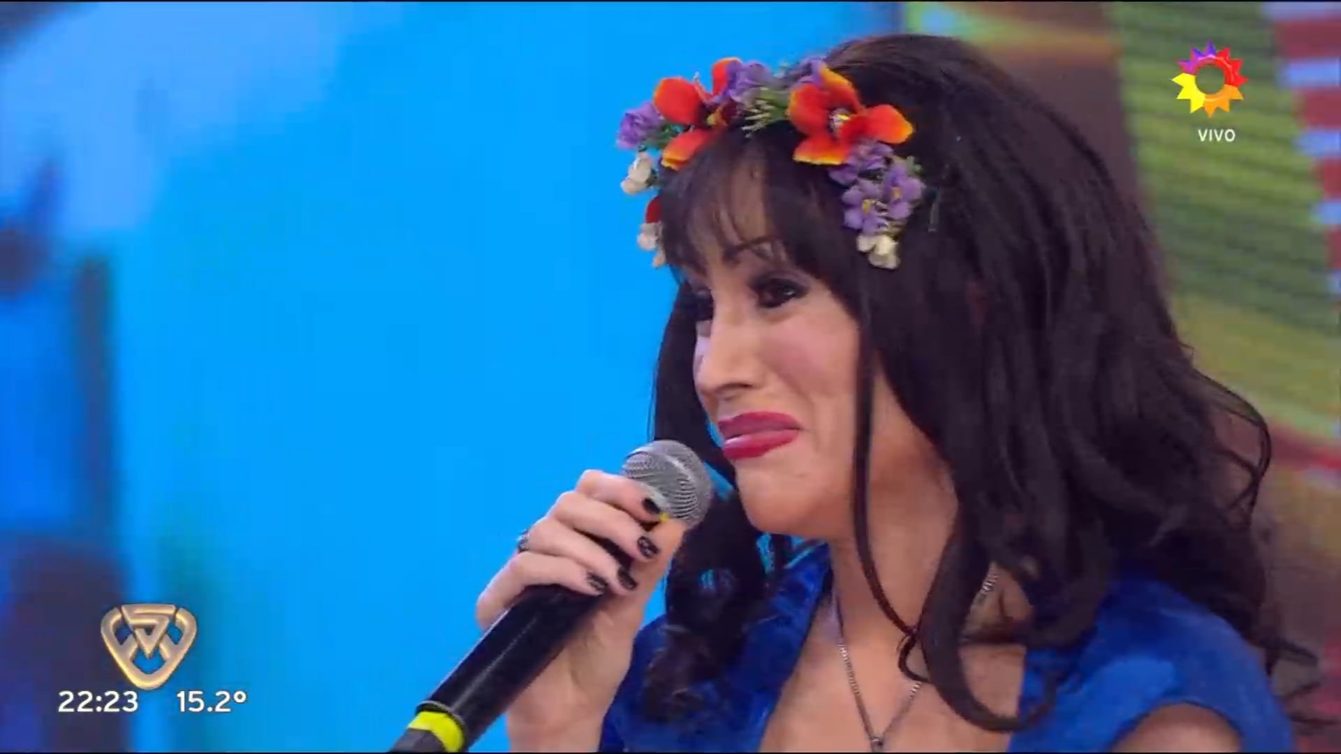 Fátima Florez se puso en la piel de Gilda en Showmatch.