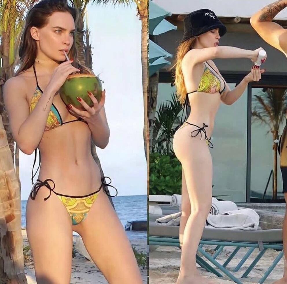 Belinda mostró su cuidado cuerpo, desde sus vacaciones