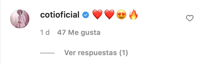 El comentario de cantante en la foto de Cande.