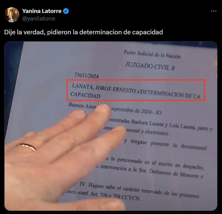 La conductora de El Observador publicó la presentación en las redes sociales - X