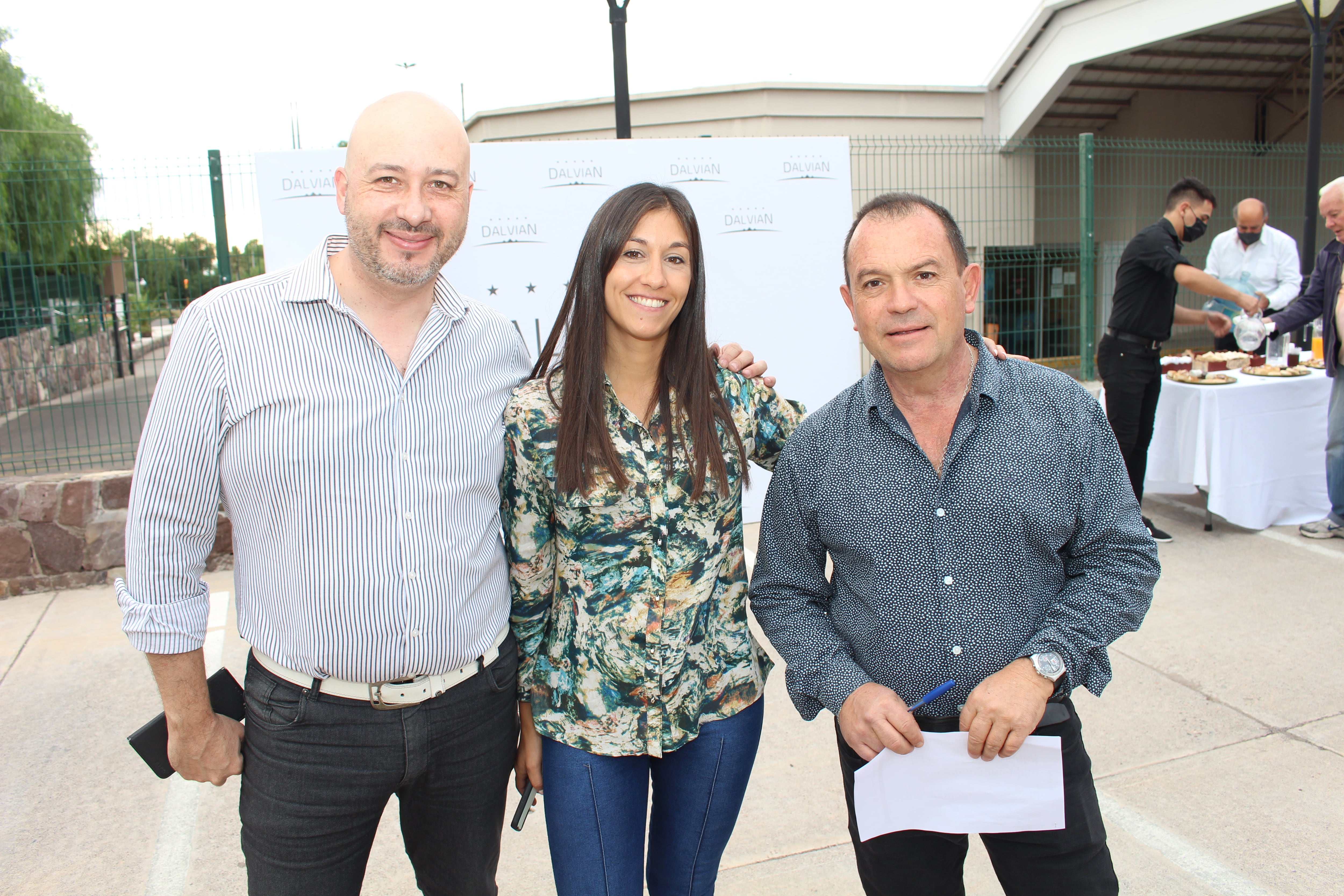 Adrian López, Paola Córdoba y Alberto de la Paz.