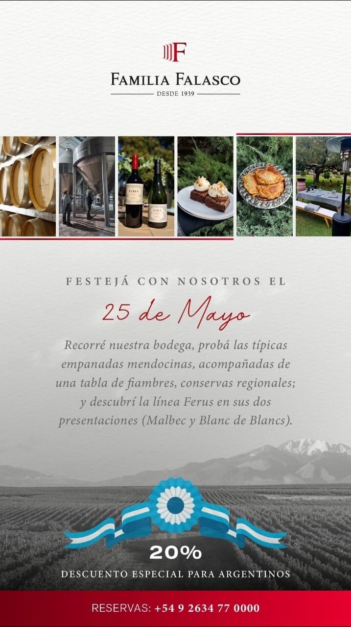 Tour y degustación por la Bodega Familia Falasco.