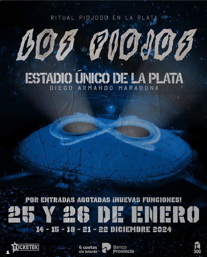 La banda agregó más funciones de sus shows en La Plata.