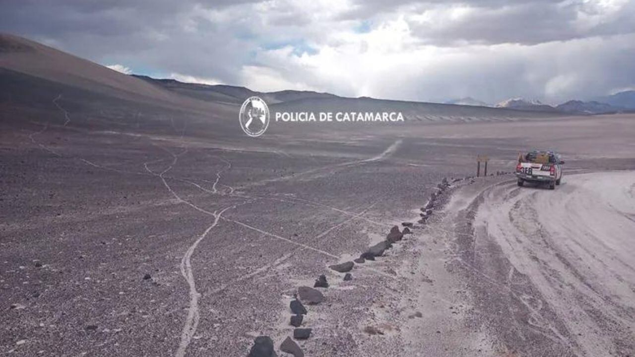 Los turistas fueron detenidos quedando a disposición de la Fiscalía de la Tercera Circunscripción Judicial. Foto: Policía de Catamarca.