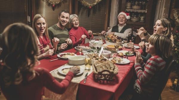 Esto se puede hacer con la comida sobrante de la Navidad.