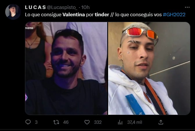 Los memes en las redes tras saber que Valentina conoció a su novio en Tinder