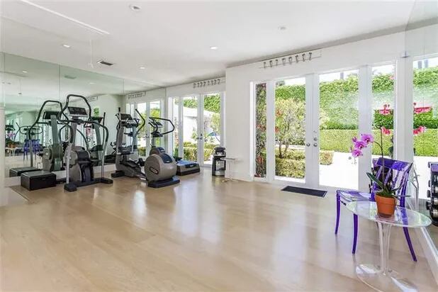 El gimnasio de la casa. Foto: © Douglas Elliman Regions