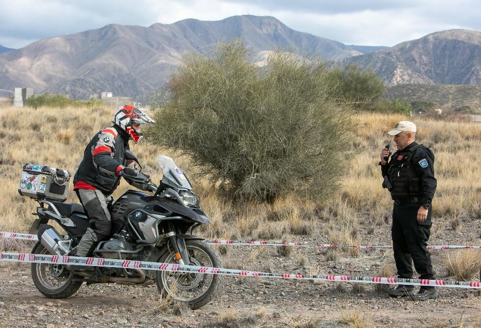 Policías de UMAR capacitaron a 45 motociclistas mendocinos. | Foto: Ministerio de Seguridad y Justicia