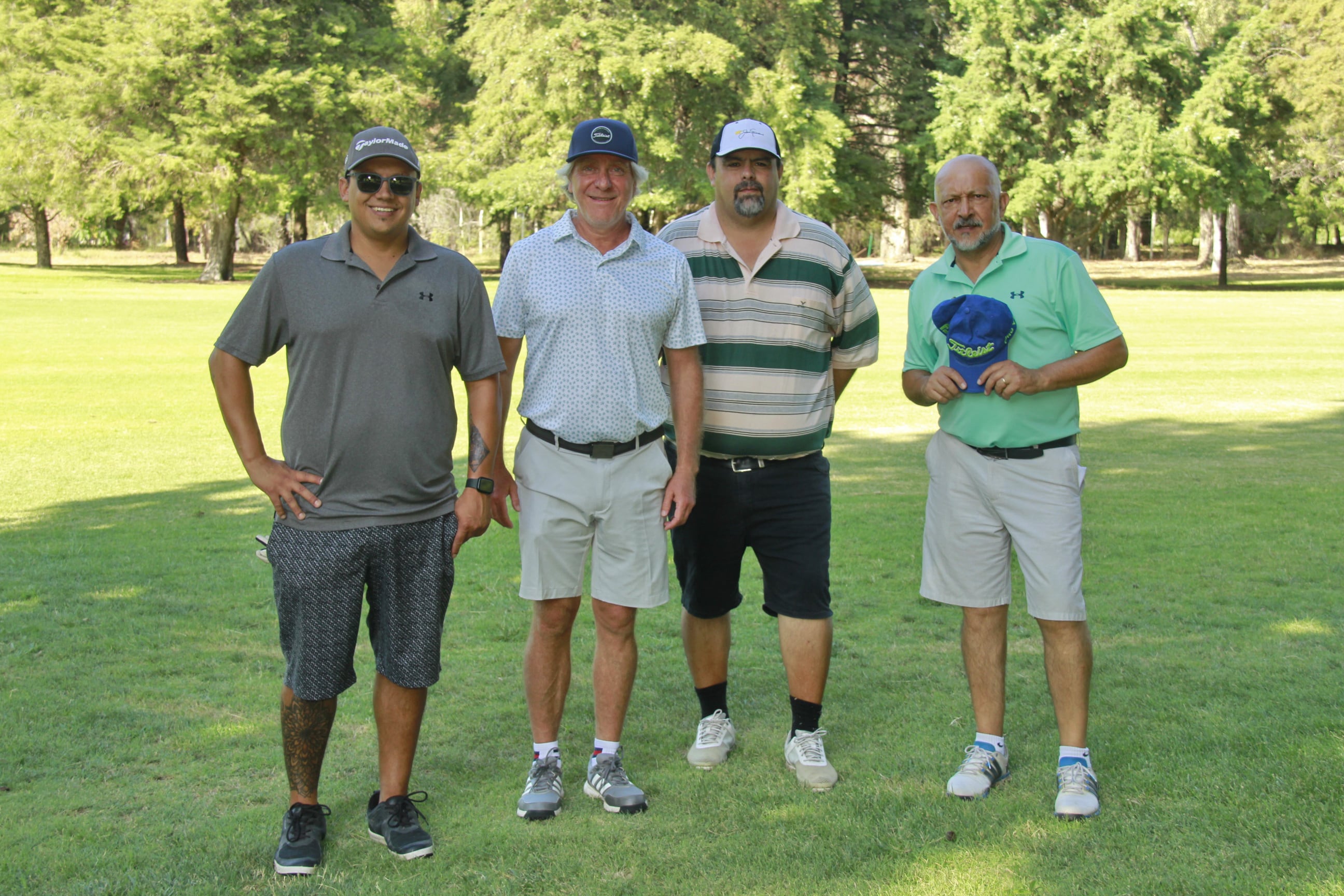 Leo Chaar, Sergio Sánchez, Sebastián Zuñiga y Jose Luis Chaar