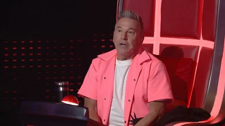 Ricardo Montaner en su paso por La Voz Argentina.