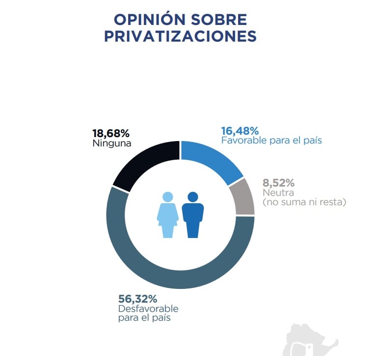 Encuesta sobre privatizaciones. Consultora Demokratia