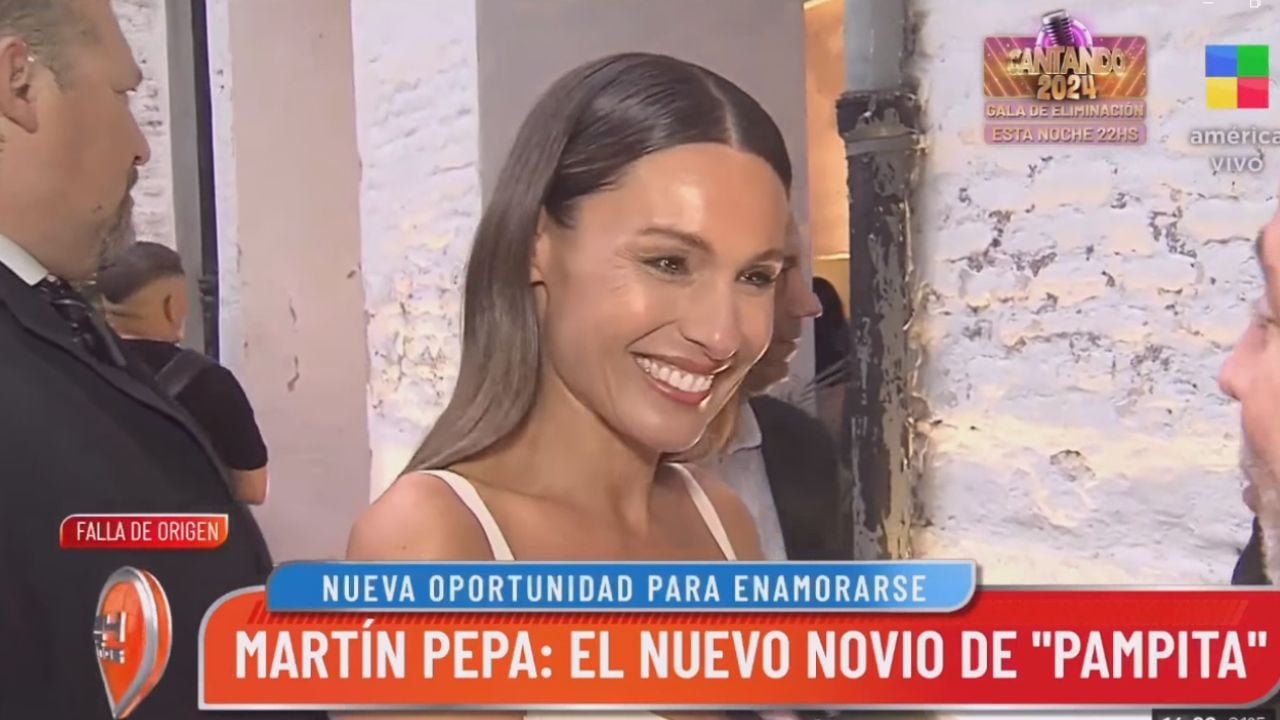 Pampita habló de García Moritán y Martín Pepa / Captura de video