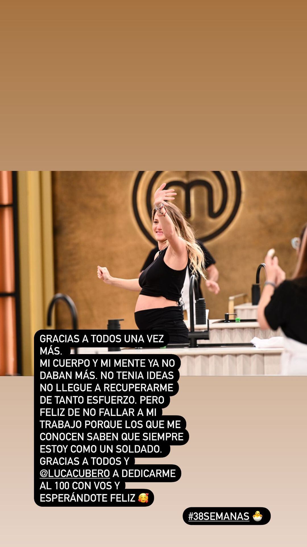 Mica Viciconte fue la primera eliminada de "Masterchef, la revancha"