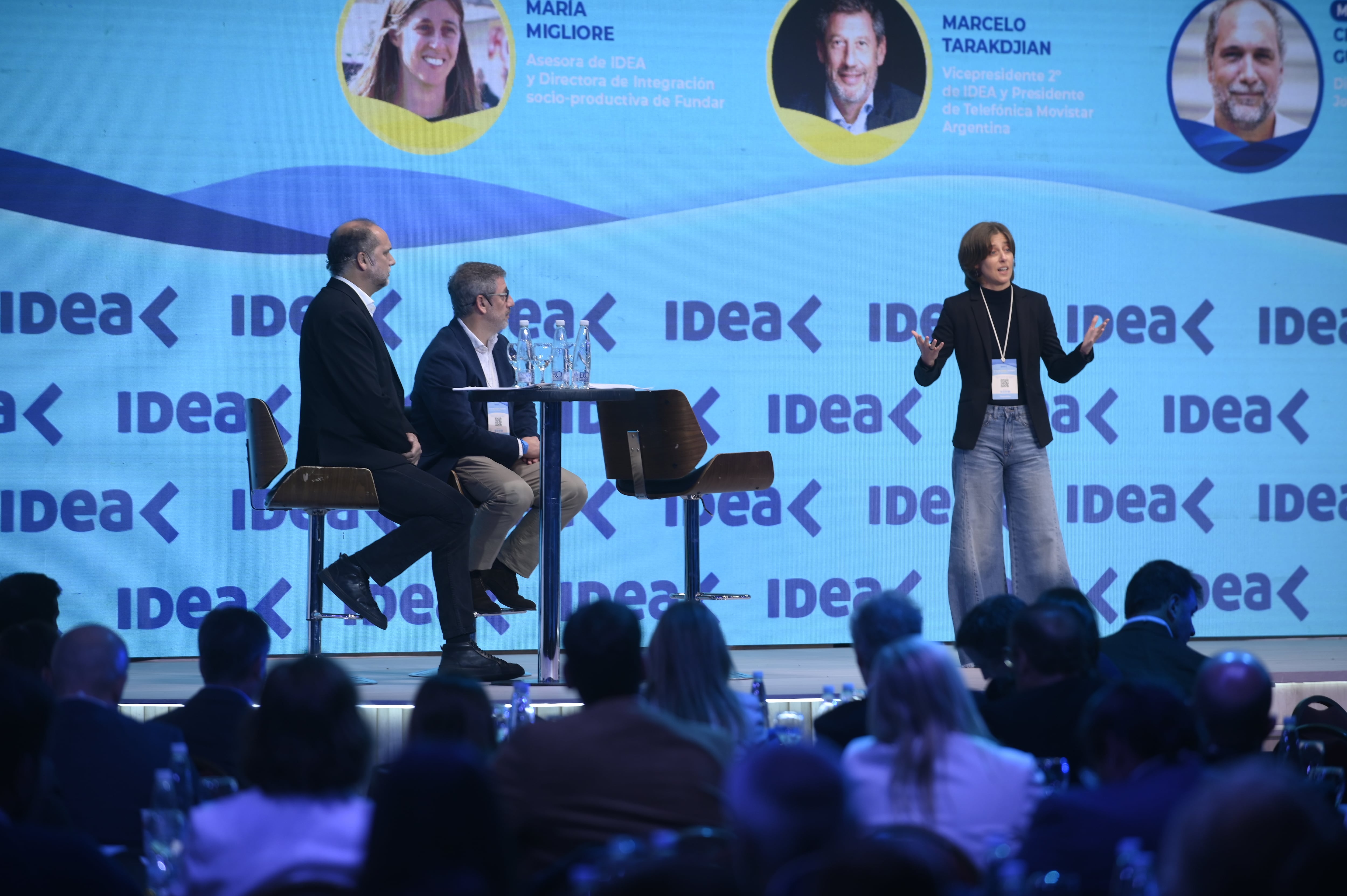 Panel sobre inclusión para una Argentina sostenible en el 60° Coloquio de IDEA. Foto: Gentileza