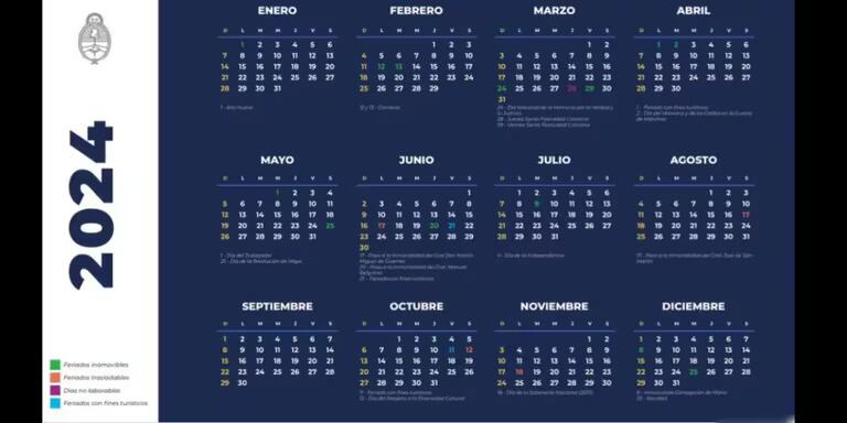 Calendario 2024