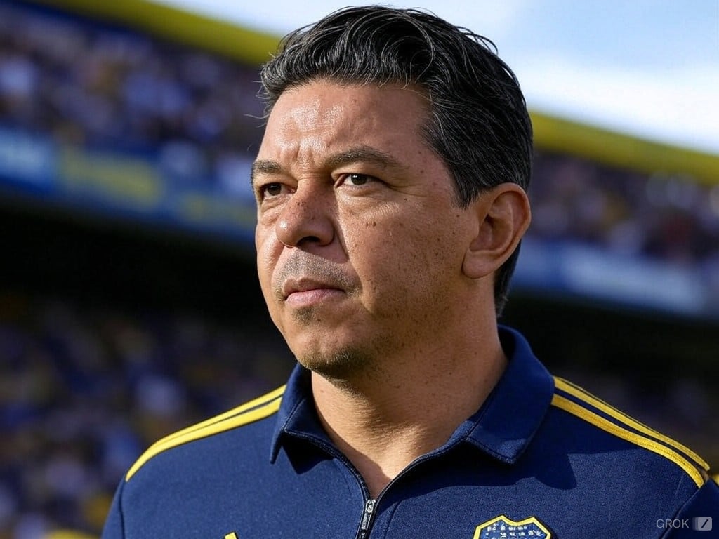 Las fotos de Marcelo Gallardo como DT de Boca, hechas por inteligencia artificial