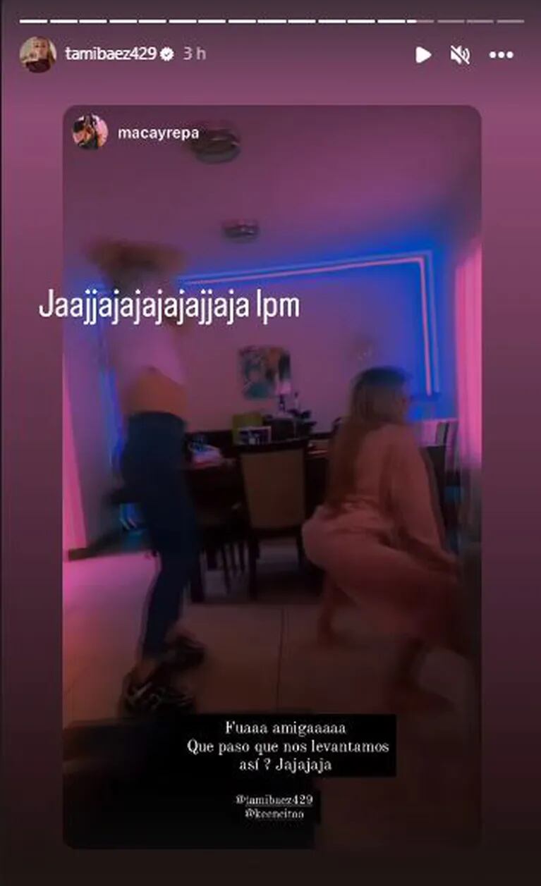 Tamara Báez bailando