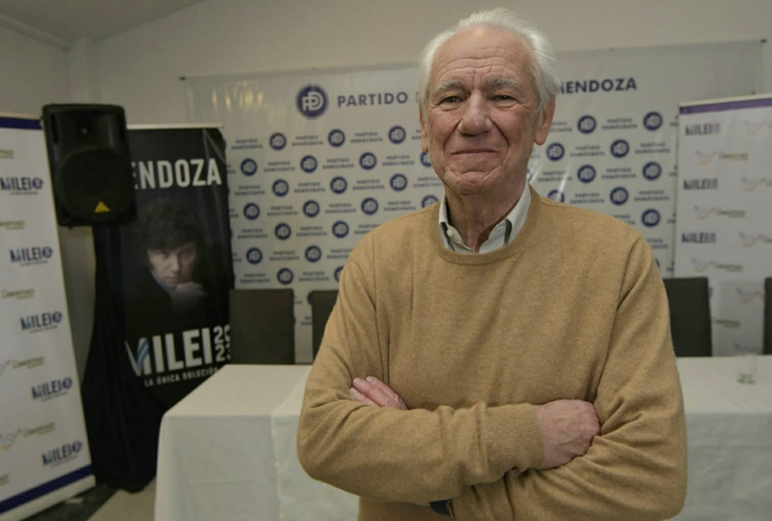 Los aliados locales del libertario se mostraron felices por los resultados que el economista obtuvo en nuestra provincia. Fotos Orlando Pelichotti.