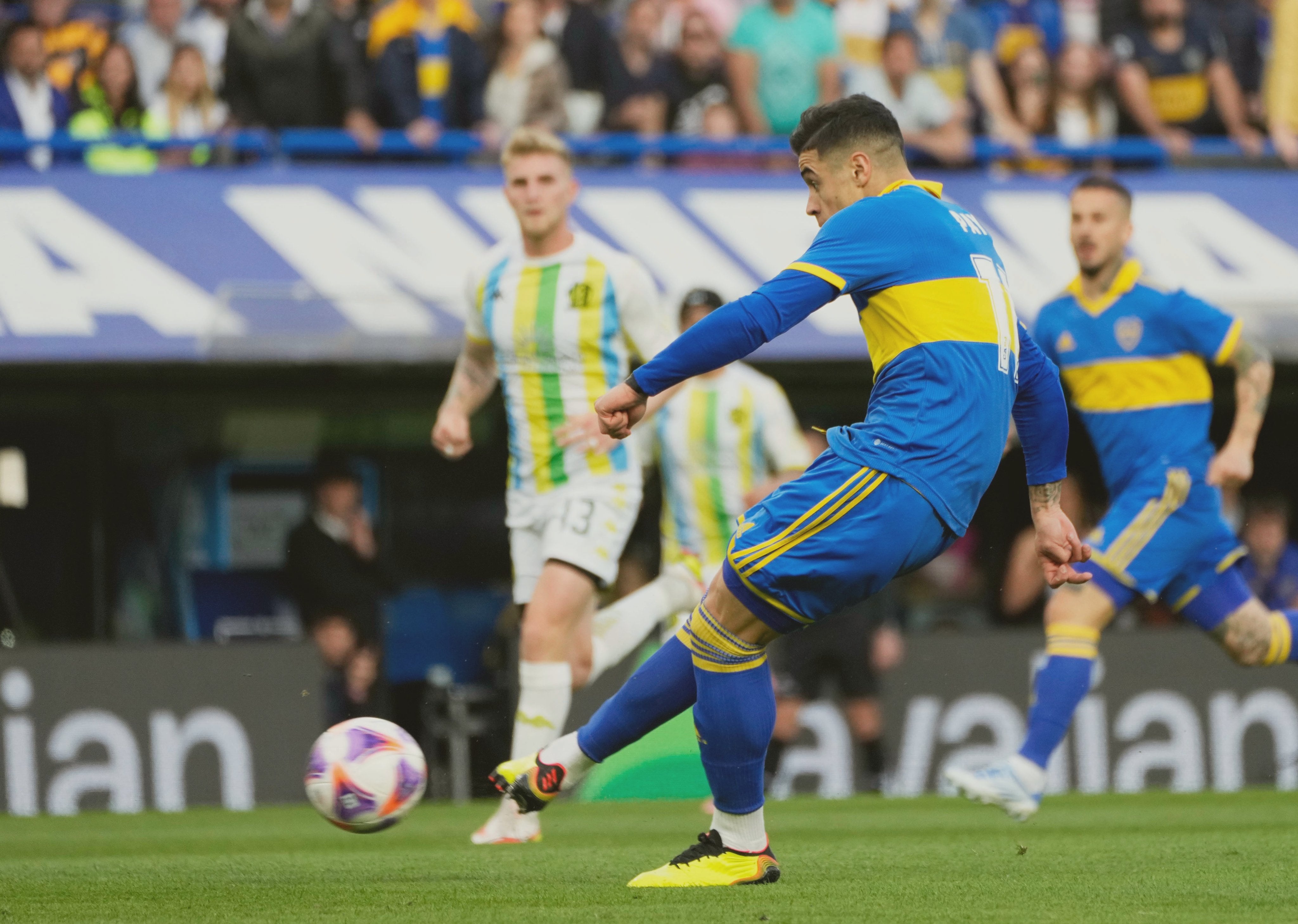 Martín Payero, autor del 1-0 en La Bombonera. (Prensa Boca)